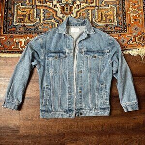 OAK + FORT EUC Cotton Denim Oversized Jacket XS